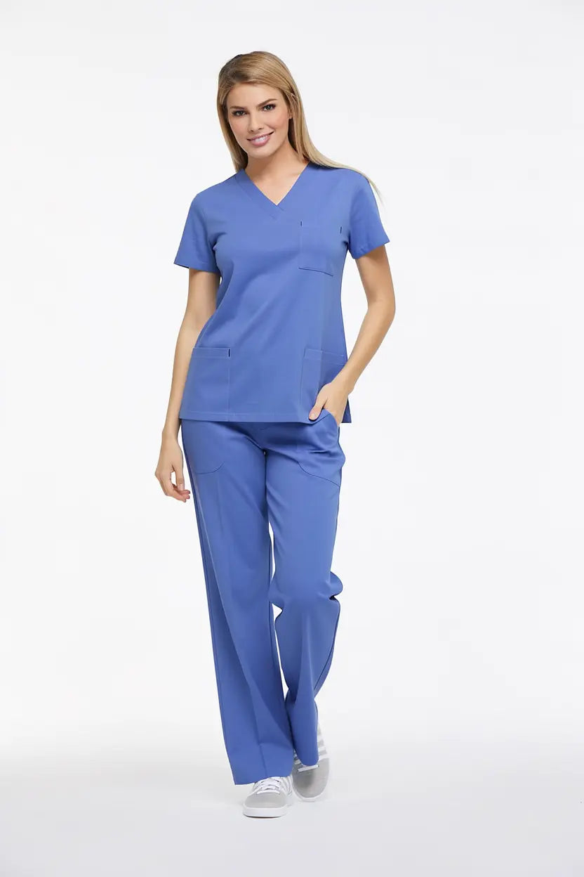 Açık Mavi Hemşire Forması & Scrubs Takımları
