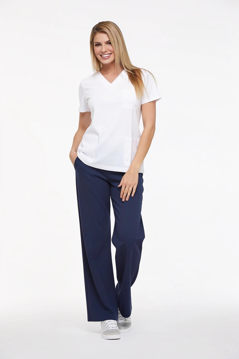 Beyaz Hemşire Forması & Scrubs Takımları