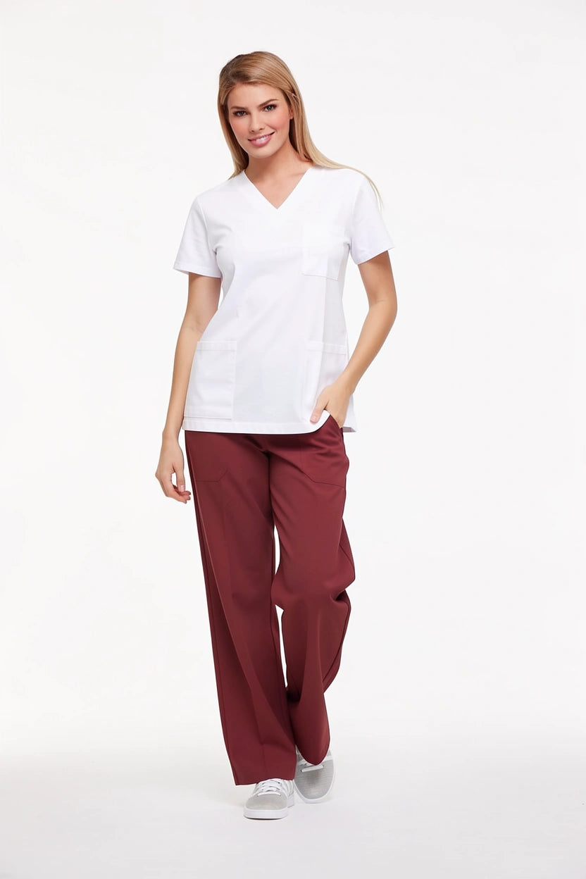 Beyaz Hemşire Forması & Scrubs Takımları