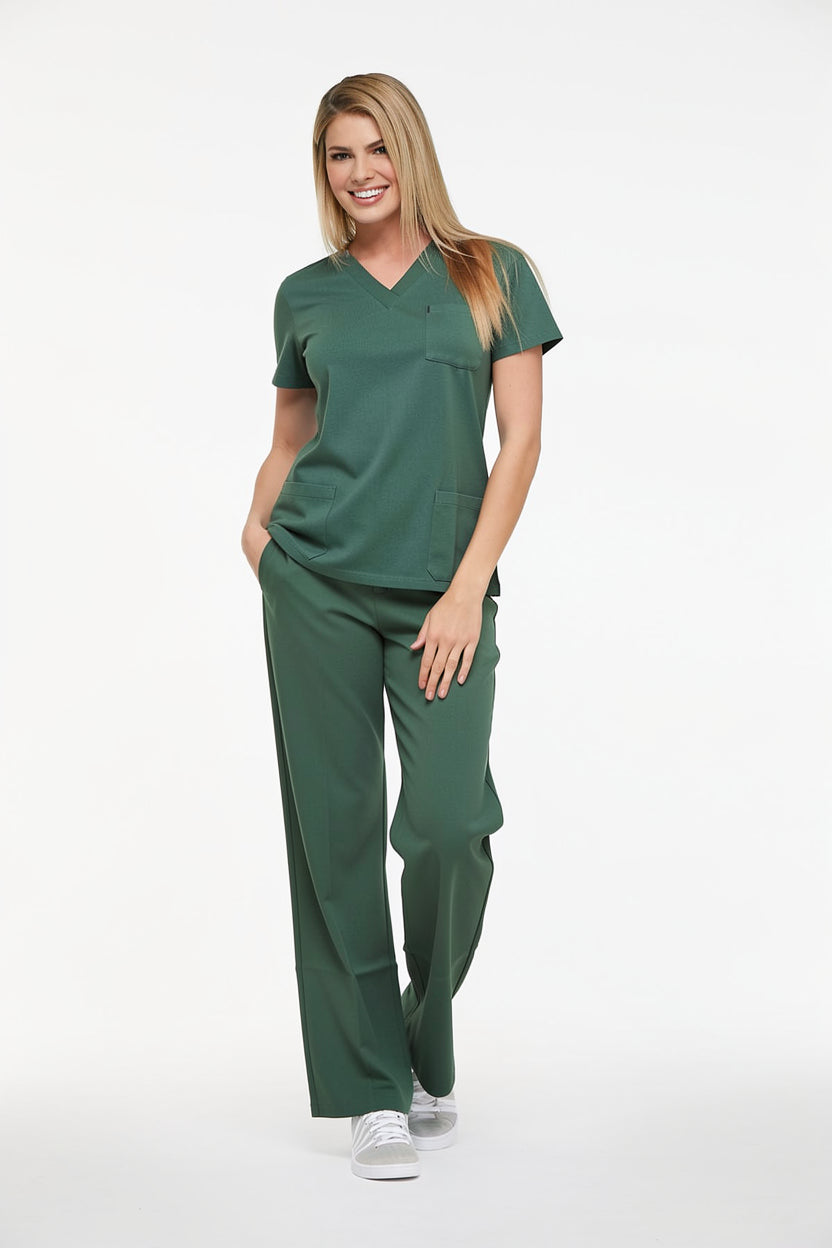 Çam Yeşili Hemşire Forması & Scrubs Takımları