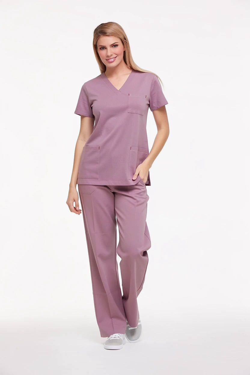Gül Kurusu Hemşire Forması & Scrubs Takımları