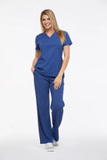 İndigo Mavi Hemşire Forması & Scrubs Takımları