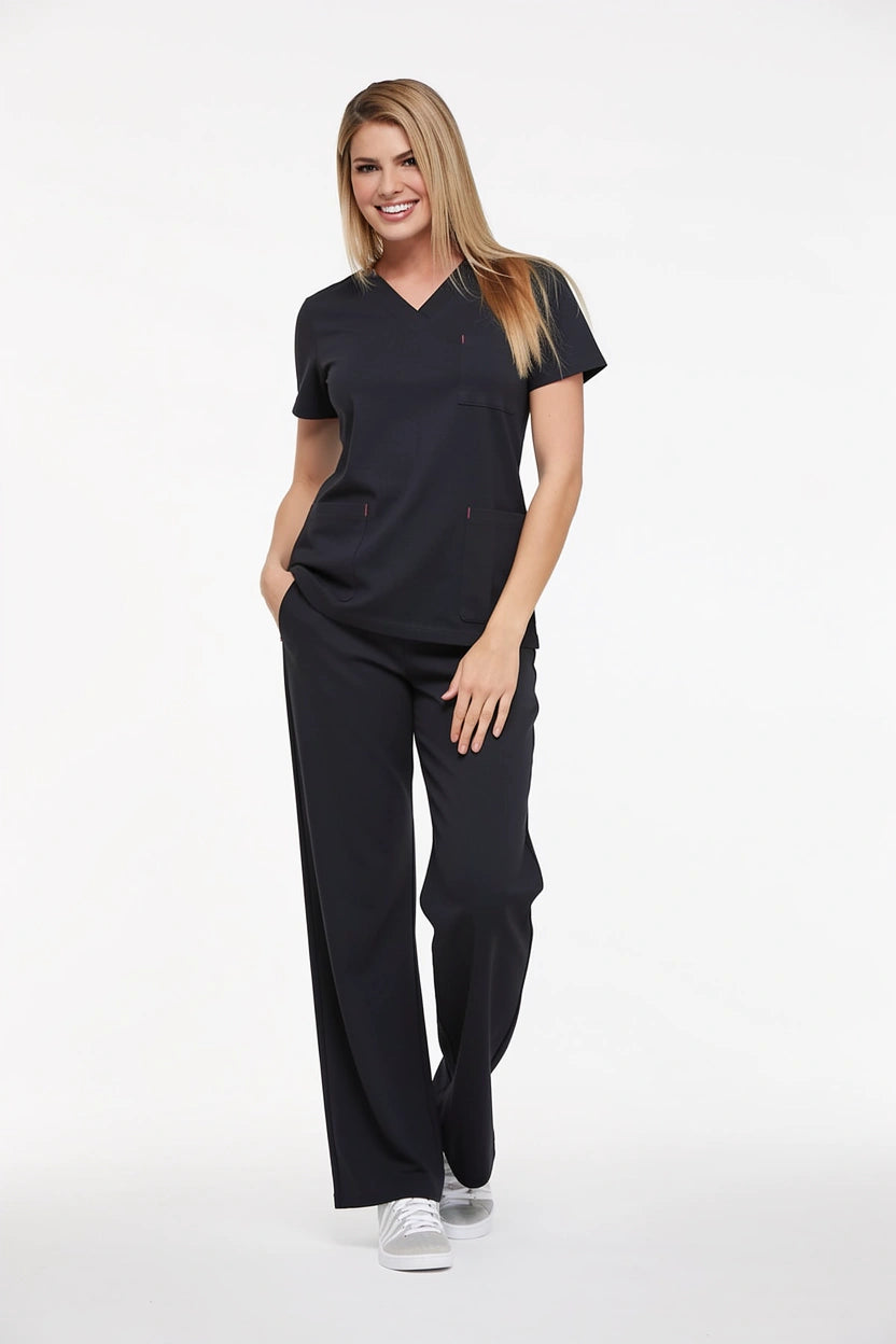 Siyah Hemşire Forması & Scrubs Takımları