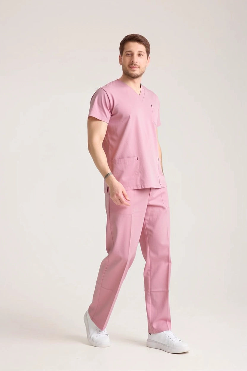 Pembe Hemşire Forması & Scrubs Takımları