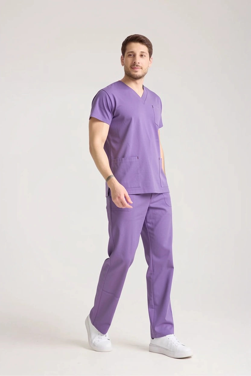 Lila Hemşire Forması & Scrubs Takımları