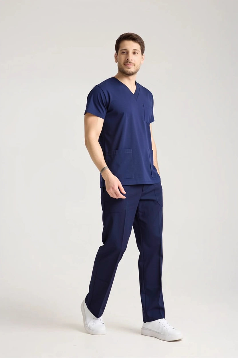 Lacivert Hemşire Forması & Scrubs Takımları