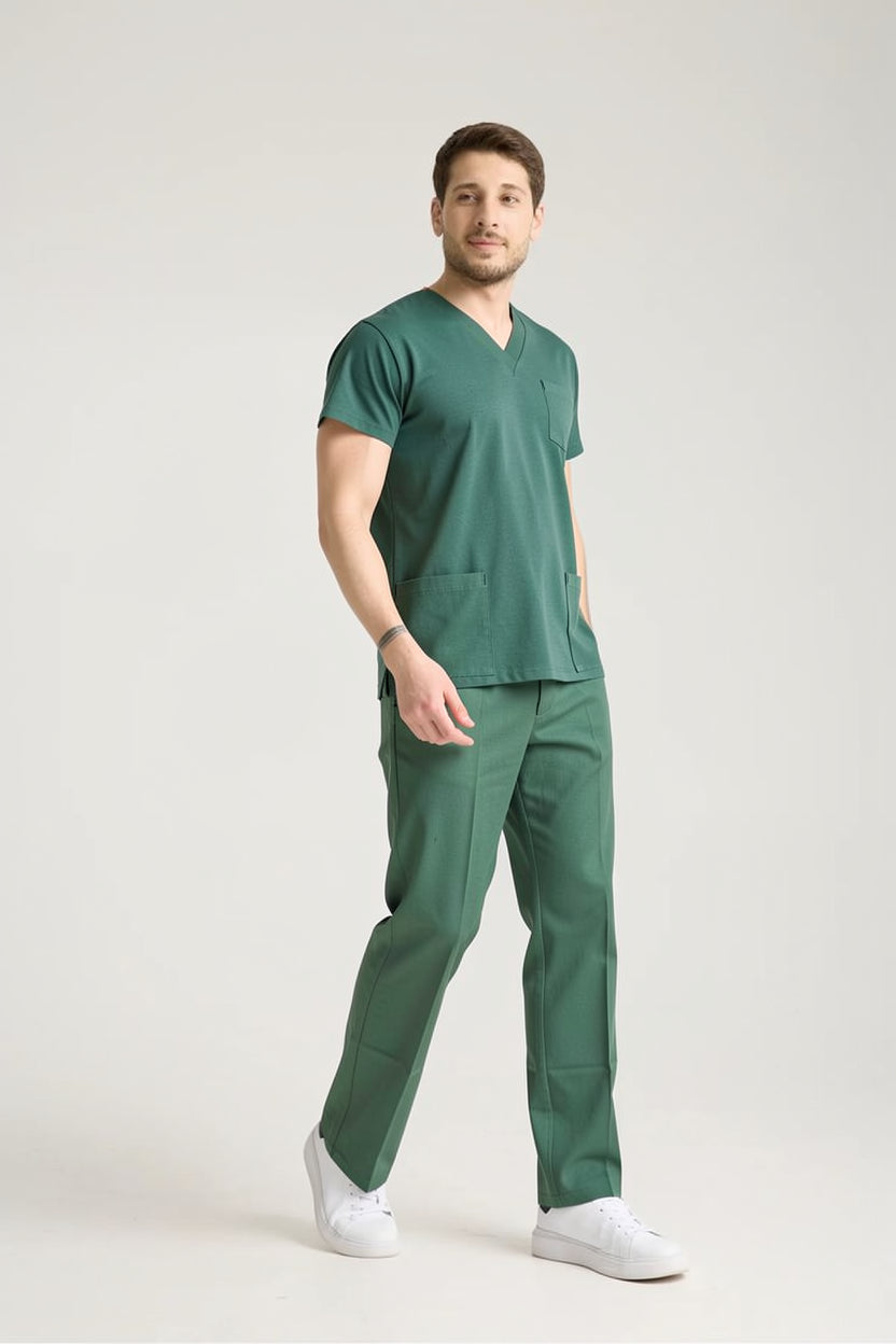 Çam Yeşili Hemşire Forması & Scrubs Takımları