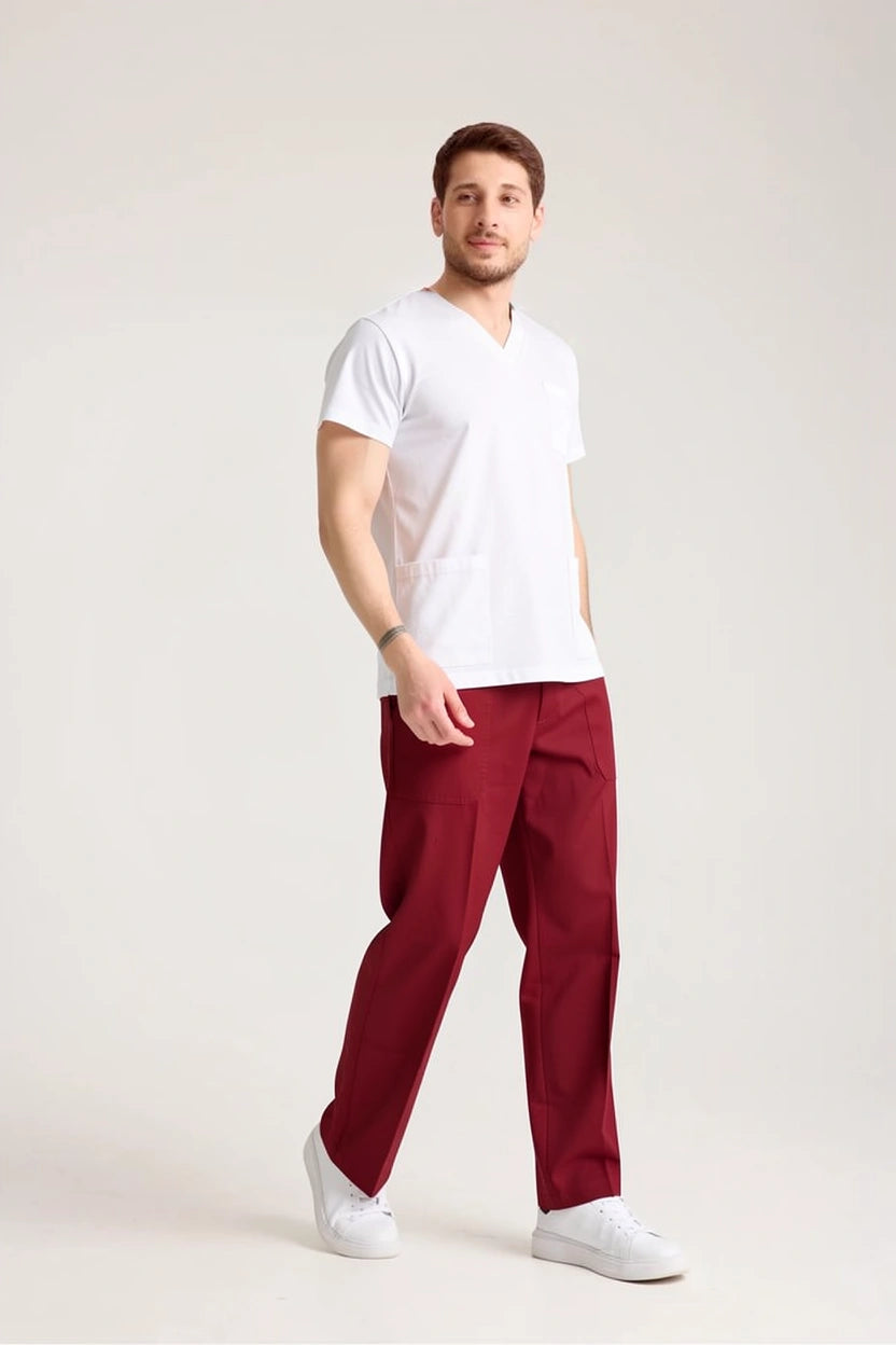 Beyaz Hemşire Forması & Scrubs Takımları