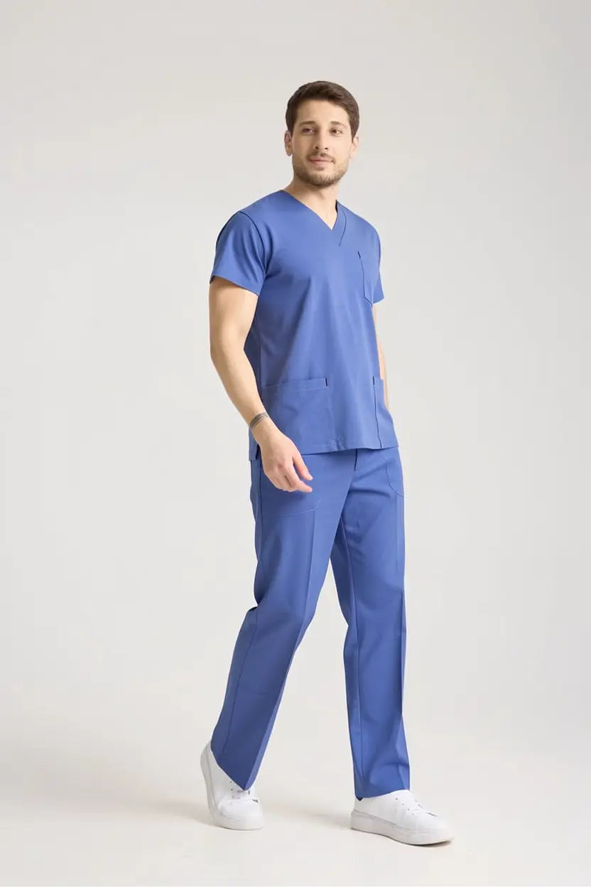 Açık Mavi Hemşire Forması & Scrubs Takımları
