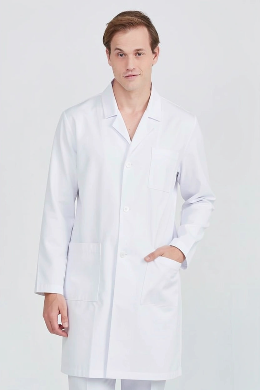 Profesyonel Doktor Önlüğü - Klasik Kesim Alpaka Kumaş